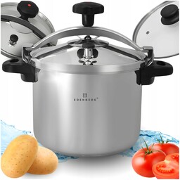 Duży Garnek Ciśnieniowy 5.0L Szybkowar 2w1 Stal 18/8