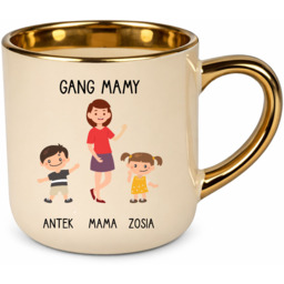 Gang mamy - kubek elegancki na prezent