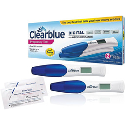 CLEARBLUE cyfrowy test ciążowy 2szt. +2p