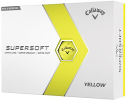 Piłki golfowe CALLAWAY SUPERSOFT 2023 (jaskrawo żółte, 12