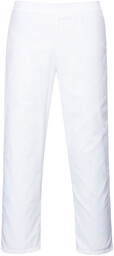 PORTWEST 2208 SPODNIE PIEKARZA; BIAŁY