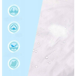 Peleryna PŁASZCZ PRZECIWDESZCZOWY PELERYNA PONCZO r. uniwersalny biały