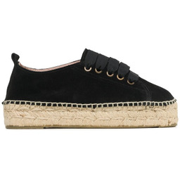 Espadryle Manebi Lace-Up Espadrilles K 1.0 E0 Czarny