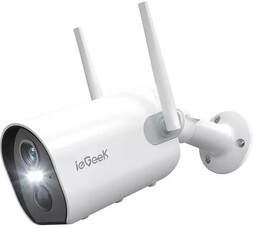 Bezprzewodowa kamera zewnętrzna WiFi ieGeek ZS-GX2S biała 5200mAh
