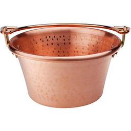 Pentole Agnelli Rodzinny garnek do gotowania miedzianego Polenta