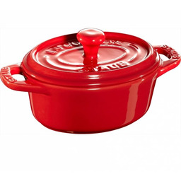 Staub Mini Cocotte Owalny 200 Ml, Czerwony Gift