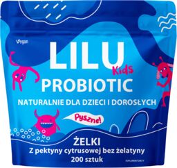 Lilu Kids Probiotic, naturalne żelki dla dzieci