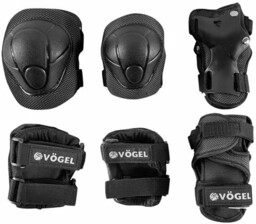 VÖGEL Ochraniacze VOC-750S Czarny dla Dzieci (rozmiar S)