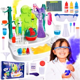 Zestaw Naukowy Edukacyjny Chemiczny Mały Chemik Labolatorium Wybuch