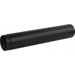 Rura żaroodporna 2mm Spalinowa czarna 1m fi 200