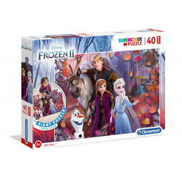 Clementoni, puzzle, Disney, Kraina lodu, podłogowe, 40 el.