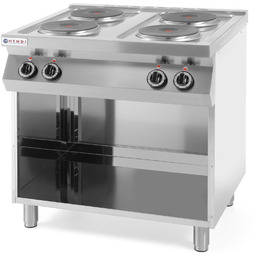 Kuchnia elektryczna wolnostojąca na podstawie stalowej 4 x