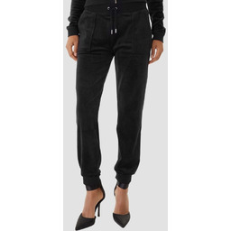 JUICY COUTURE Czarne dresy damskie Willow Cuff Jogger