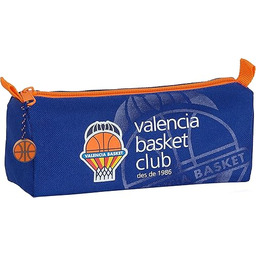 Valencia Basket piórnik z zamkiem błyskawicznym, 210 x