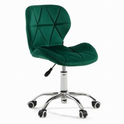 Krzesło obrotowe zielone ART118S / welur #56