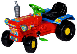 Polski Traktor Traktorek Na Pedały Jeździk Kask Łopatka+