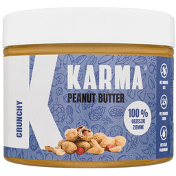 Krem Karma Bars Masło Orzechowe Crunchy 250g
