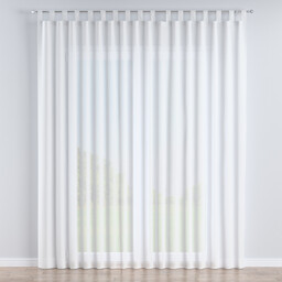 Firana na szelkach, prześwitujący ecru, Romantica