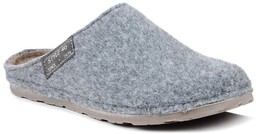 Kapcie ciapy męskie ciepłe filcowe pantofle domowe szare