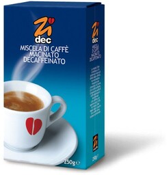 Kawa mielona ZIDEC Decaffeinato bezkofeinowa 250g