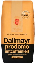 Kawa ziarnista Dallmayr Prodomo Bezkofeinowa 500g