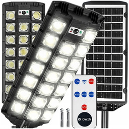 Lampa Solarna Ogrodowa Zewnętrzna 2200W Led Uliczna