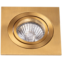 Lampa wpuszczana kwadratowa miedziana metalowa AZ5425 z serii