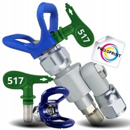 Zawór Cleanshot Dysza 517HEA Nieskociśnieniowa +gratisy Do Agregat