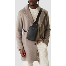 KARL LAGERFELD Czarna nerka z monogramem Sling Bag