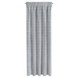 Eurofirany Firana gotowa Aria 140x300 szara zdobiona pasami,