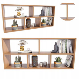 Półka wisząca Teo olcha ścienna szafka regał