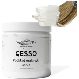 Gesso Grunt Białe Akrylowe Podkład Malarski Do Farb