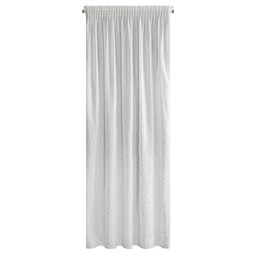 Eurofirany Firana gotowa Roxi 140x270 biała z błyszczącym