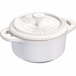 Staub Mini Cocotte Okrągły 200 Ml, Kość Słoniowa