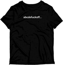 Koszulka - abcdeFuckoff..