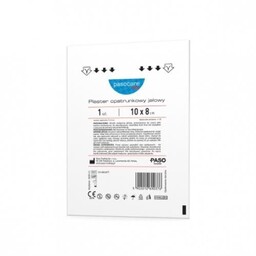 Pasocare Med Plaster opatrunkowy jałowy 10cm x 8cm,