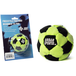 Zośka Footbag Miejskie Sporty 32 Panele Zielono-Czarny