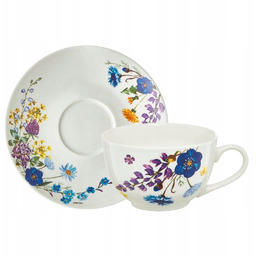 Porcelanowy komplet Serwis Kawowy 6 osób 12 elementów