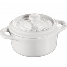 Staub Mini Cocotte Okrągły 200 Ml, Biały Gift
