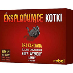 Asmodee Eksplodujące kotki Gra karciana Gra imprezowa Wiek