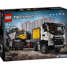 Lego Technic Ciężarówka Volvo Fmx i koparka EC230