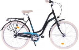 Rower miejski damski z bagażnikiem Romet 26 cali