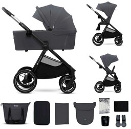 Kinderkraft Nea 2 Wózek głęboko-spacerowy Deep grey