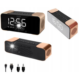 Adler Ad 1190 Radiobudzik Bt 5.0 akumulator Usb
