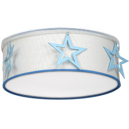 MILAGRO Plafon STAR MLP8281 oprawa w kolorze biało-niebieskim
