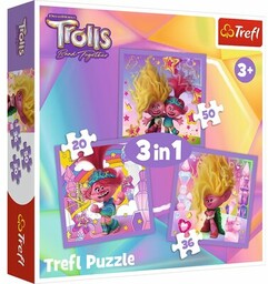 TREFL Puzzle Poznaj Wesołe Trolle 34870 (106 elementów)
