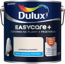 Farba tytanowa Dulux EasyCare+ Plamy+Przetarcia Pastelowy Komfort 2,5