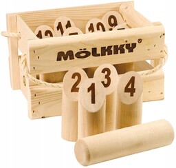 Tactic Mölkky w drewnianej skrzynce