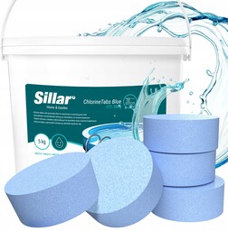 11w1 chlor do basenu 5kg 200g multi niebieskie
