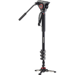 Manfrotto MVMXPRO500 - monopod video 4-sekcyjny z głowicą